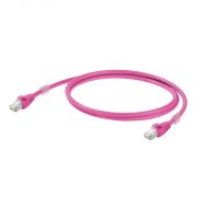 1201270050 Patch Cable Cat 6A RJ45 IP20 5.0M Magenta