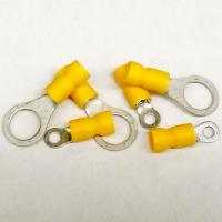 TVR5-12TG Twin Grip Yellow Insulated Ring Terminals 4.0 - 6.0 mm²